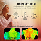 SteamSpa 1-5 Person Low EMF Carbon FAR Infrared Hemlock Wood and Tempered Glass Indoor Home Sauna Room with LED Touch Control Panel, Color LED Therapy Light, Bluetooth Speaker, Oxygen