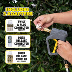 Chemical Guys Snubby Pressure Washer Gun with Foam Cannon Attachment - Short Handle for Gas and Electric Pressure Washers, Ideal for Car Washing, Detailing, and Home Cleaning Projects