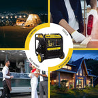 Aceup Energy 4500 Watt Gas Powered Generator, Inverter Portable Generator 223cc for Home Use RV Camping, EPA Compliant