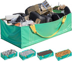 TidyFriend Dumpster Bag, Reusable Yard Waste Bags, Foldable Yard Waste Container, Trash Bag for Trash Management, Multiple Times Use During Renovations, Can Hold Up to 3,500 lbs