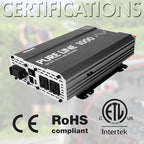 Wagan EL3804 Pure Line Inverter 1000 Watt DC 12V to 110V AC Car Pure Sine Wave Power Inverter for Home RV Camping Van Life Off Grid ETL Certified