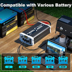 3500 watt Pure sine Wave Inverter, 12V DC to 110V AC Power Inverter, Used for Solar Emergency Power Supply in RV Homes, with 3 AC Output sockets, USB Port, Type-C Port, Remote Control with LCD Screen