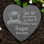 Pug Memorial Stone, Pug Statue, Pug Memorial Plaque, Pug Memorial Gifts, Pug Loss Sympathy Gift, in Memory of Pug