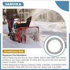 579932MA 585416MA Snowblower Auger Drive Belt Set for Craftsman Murray 579932 420673 585416 1733324SM MTD 754-0275 954-0275 954-0282 2-Stage Snow Thrower Snowblower Drive Belt