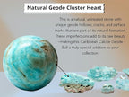 Amazing Gemstone Caribbean Calcite Crystal Ball with Stand - 2" Inches Crystal Sphere Meditation Balls for Witchcraft and Decorative Balls