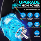 EliteHome Mini Chainsaw Cordless 6 Inch Small Hand Held Chain Saw Battery Powered & Auto Oiler Portable Electric Chainsaws for Tree Trimming wood cutting 2 Batteries 3 Chains 2025