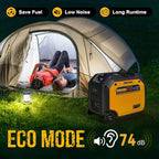 6000W Dual Fuel Inverter Generator, Gas & Propane Powered, RV Ready Electric Start, Super Quiet, 120V/240V with CO Sensor Portable Generator for RV, Camping or Emergency