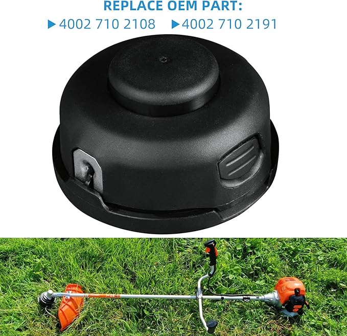 198386-5 Bump & Feed Trimmer, Trimmer Head Assembly,Compatible with Makita XRU11Z XRU12 XRU04Z,Head fits All M8 X 1.25 LH Trimmers