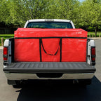 4 Pcs 176 Gallon Large Moving Bags with Zipper and Handles Foldable Storage Duffle Bags Heavy Duty Extra Large Totes for College Dorm Travel Clothes Blankets Bedding Moving (Red)