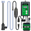 3500W 240V Immersion Water Heater for Hot Tub & Inflatable Pool – Portable Fully Submersible Electric Heater with Thermostat & GFCI for Bathtub, Sap, Above Ground Pool & Baptismal Pool