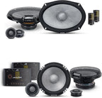 Alpine 6.5" & 6x9 R2 High-Resolution Speaker Bundle - A Pair of Pro-Series R2-S652 2-Way Component Speakers & a Pair of R2-S69C 6x9 Component Speakers