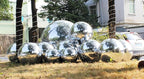 Generic Big Shiny Balls Giant Inflatable Mirror Balls for Events & Decor - Party, Advertising, Shows, Stage Decoration - Hanging & Standing-Various Sizes & Colors - Silver (2.5m/8.2ft)