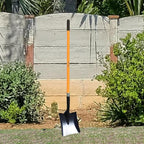 Ashman Heavy-Duty Transfer Shovel (2 Pack) with 47-Inch long Durable Handle and Blade- Ideal for Construction, Landscaping, Gardening, and Snow Removal- Durable, Rust-Resistant, and Multipurpose Scoop