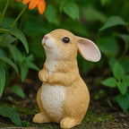 Sullivans Outdoor Garden Bunny Set of 3, 3.75" & 5" Spring Easter Bunnies Decoration Figurines for Gardens, Yard, Small Light Weight Baby Rabbit Garden Statues for Outside Patio, Porch, or Flower Pots