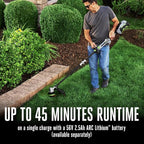 EGO POWER+ String Trimmer, Battery Powered, 16" Trimmer for Weeds and Grass with POWERLOAD, Telescopic Carbon Fiber Shaft, Battery and Charger Not Included - ST1610T