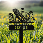 Custom Lizard Grave Marker,Personalized Pet Gecko Memorial Garden Stake,Pet Memorial Gift,Remembrance Stake,Loss of Lizard Gecko Iguana,Sympathy Sign Lizard 14inch