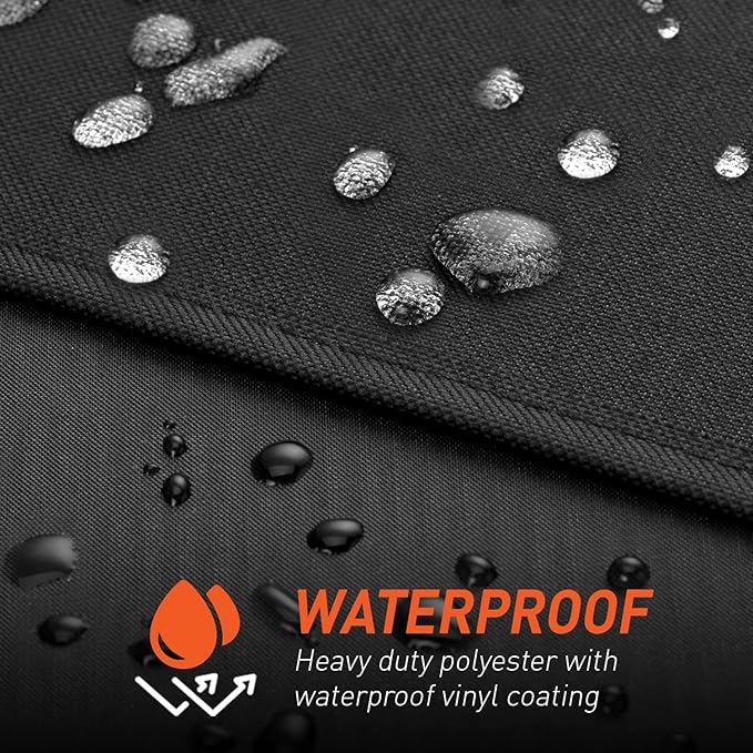 Arcedo Grill Cover Compatible with Traeger Ironwood 885, Heavy Duty Waterproof Pellet Somker Cover Full Length Outdoor BBQ Grill Accessory BAC513