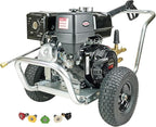 Simpson Cleaning 4200 PSI Gas Pressure Washer, 4.0 GPM Power Washer for Commercial Use, Honda Engine, 50-Foot Steel-Braided Hose, Aluminum Water Blaster, 49-State (ALWB60827)