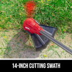SKIL 40V 14 in.String Trimmer Kit with Twist Load Including 2.0Ah Battery and 60W Charger-LT1400C-11
