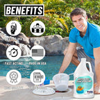Pool Winter + Spring All-in-One Combo - Pool Closing Kit for Above Ground & Inground Pools, Spring Pool Opening Kit, Pool Winterizing Kit, Pool Chemicals 1 Gallon