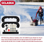 GELASKA 99-9313 Paddles with 133-5585 Scraper Replaces 125-1128, 55-9250, 55-9251, 88-0771, 108-4884, 139-3536, 161-0963 for Toro Power Clear 210, 221, 421, 621E, 621R, 721E 721R CCR6053 Snowthrowers