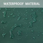 Leaf Tarp with 4 Handles Garden Waste Yard Tarps Extra Reinforced Corner Waterproof Reusable Durable Tarp Collector for Clean-Ups