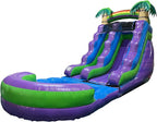 Inflatable Water Slide for Kids & Toddlers with Inflatable Pool, Backyard, Park or Commercial Use, Outdoor Water Play, Includes Blower Stakes, Splash Pool & Storage Bag, Large 25.5' x 9' x15'