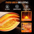 Far Infrared Wooden Sauna Low EMF- 2 Person Personal Sauna for Home Use, Full Spectrum Infrared Sauna, Dual Tempered Glass & Bluetooth Speakers - Indoor Sauna 2000W, Brown
