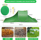 Leaf Collector, Foldable Lawn and Leaf Bags for Leaf Collection, Reusable Leaf Collector Bag for Leaves, Grass and Lawn Trash