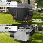 48 inch Grill Cover for Outdoor Grill,Upgraded Adjustable Buckle and Drawstring,Waterproof, Anti-UV, Rip-Proo,Suitable for Most Grills