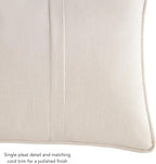 Greendale Home Fashions Sunbrella 20" Square Outdoor Throw Pillow with Removable Cover (Set of 2), Cast Pumice 2 Count