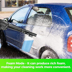 Pressure Cleaner 4800 PSI Power Cleaners Electric Powered with 33ft Pressure Hose, 4 Nozzle and Foam Cannon, Powercleaners for Home, Cars, Patio, Navy Blue