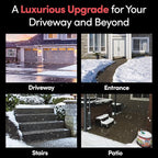 Electric Snow and Ice Melting Underground Cable 125.5 feet, Covers 41 sqft at up to 38 Watts/sqft, 120V – Radiant Heated Driveways, Walkways, Stairs – Installs Under Concrete, Asphalt, or Pavers