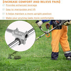 String Trimmers Handle, Ergonomic Trimmer Grip, Weedeater Handle with Bracket Clamp, for Lawn Care, Landscaping, Yard Trim