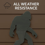 Giant 7 Foot Bigfoot Yard Decoration – All-Weather Durable PVC Sasquatch Silhouette | Outdoor Lawn & Garden Sculpture, Rustic Patio & Cabin Decor