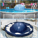 5ft Dia Pool Pillows, Pool Air Pillow, Inflatable Pool Pillows for Above Ground Pools, Winter Swimming Pool Closing Winterizing Kit with Ropes,PVC Ice Equalizer Pillow for Support Swimming Pool Covers