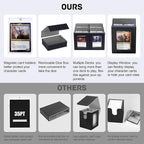 Marsguard Trading Card Deck Box with Commander Display，5 in 1 MTG Storage Holds 400+ Double-Sleeved Cards，4 Deck Boxes & Dice Tray Included，Fits MTG, TCG, PTCG & Sports Cards