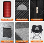 Portable Infrared Steam Sauna with Red Light Therapy Lamp, 2 Person Saunas Tent with 4L Steamer, 2 Large Folding Chairs, Remote Control, Indoor 1 or 2 Person Home Spa for Gym/Pilates/Garage