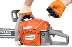 PROYAMA 62CC Gas Powered Chainsaw, 20 Inch 2-Cycle Petrol Handheld Cordless Chain Saw, Gasoline Gas Chainsaws for Tree Wood Cutting