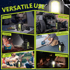 350W Power Inverter for Ryobi 18V ONE+ Battery, 2-Port 18V DC to 120V AC Inverter with LED Light, 3 USB-A, 1 USB-C, DC and AC Ports. Portable Battery Inverters for Outdoor Use(Tool Only)