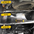 JANZ 16'' Pressure Washer Undercarriage Cleaner and Water Broom Attachment - 4000PSI, 1/4'' Connector - for Electric and Gas Power Washers with 8 replaceable nozzles