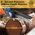 Mini Chainsaw for Dewalt 20V MAX Battery, 8-Inch Brushless Cordless Pruning Chainsaw, 24.6FT/S Fast Powerful Cutting, 4000RPM Electric for Wood Cutting(Battery Not Included)