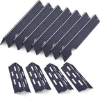 Grill Flavorizer Bars for Weber Genesis II E-410, S-410, LX E-440, S-440, Weber Genesis 2 66041, 66033, 66796, Heat Deflectors BBQ Gas Grill Replacement Parts, 17” Porcelain Steel Flavor Bars