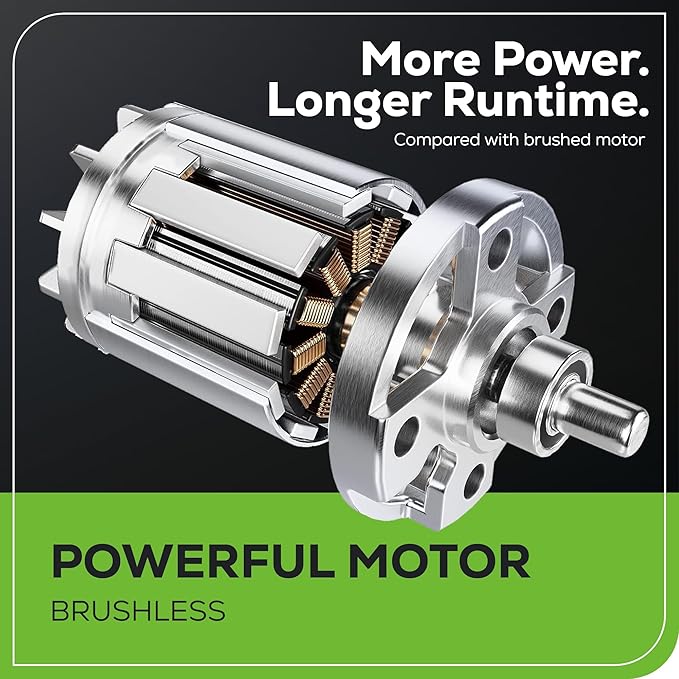 Greenworks 80V 21” Brushless (Push) Cordless Electric Lawn Mower + (500 CFM) Axial Leaf Blower (75+ Compatible Tools), (2) 2.0Ah Batteries and 30 Minute Rapid Charger