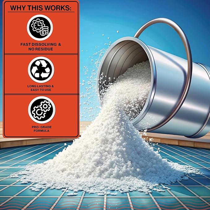 Swimables 20-Pounds Premium Pool Stabilizer & Conditioner, Max Strength Cyanuric Acid for Pools, Spa & Salt Water – Reduces Chlorine Loss, Ideal for Swimming & Hot Tubs
