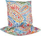Outdoor Throw Pillows Waterproof Set of 2 Patio Pillows 18×18 Inch Decorative Pillows for Bed, Couch, Sofa and Patio Furniture