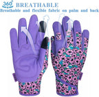 Thorn Proof&Puncture Resistant Gardening Gloves with Grip,Garden Glove for Women, Leather Yard Work Gifts