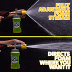 Chemical Guys Big Mouth Max Release Foam Cannon and Blueberry Snow Foam Car Wash Soap, 64 fl oz - Car, Truck, SUV, RV & Boat Wash (Big Mouth Cannon Connects to Pressure Washer) 34 oz Bottle - 2 Items