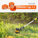 Replacement Spool Cap Covers Compatible with Worx, Trimmer Cap Suitable for Worx Weed Eater String Trimmers WA0010, WA6531 (3-Pack)