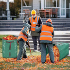 Hysagtek Leaf Collector Large Yard Dustpan - 53 Gallon Leaf Bags Leaves Collector Reusable Yard Waste Bags for Lawn Care, Camping & Recycling